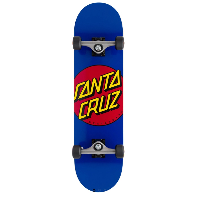 Santa Cruz Classic Dot Full Complete Blue 8 in 8 in