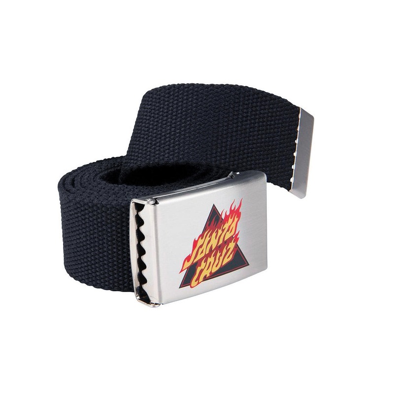 Santa Cruz – Flamed Not A Dot Belt – Black – One Size