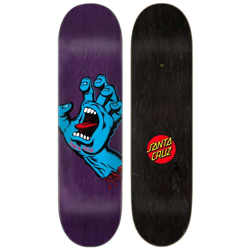 Santa Cruz Screaming Hand Skateboard Deck 8.375″ Deck Only 8.375