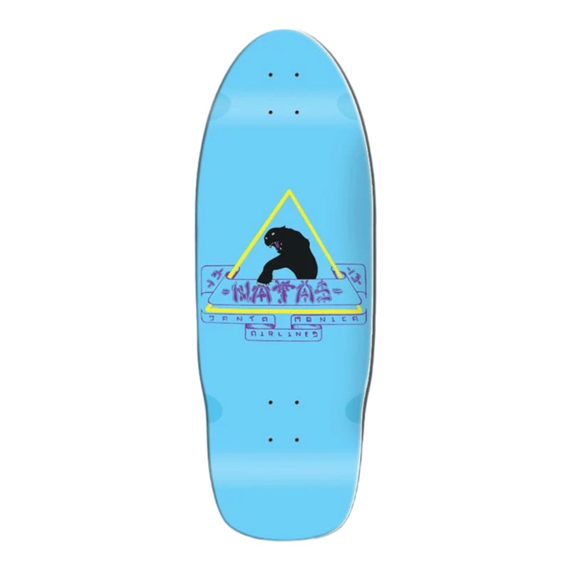 Santa Monica Airlines 10″ x 29″ Blue Dip Natas (SMA) Skateboard Deck 10.0