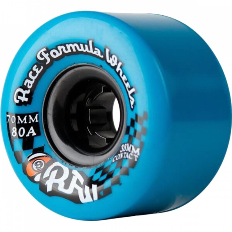 Sector 9 Race Formula Os 70mm 80A Checker Flag Blue Skateboard Wheels
