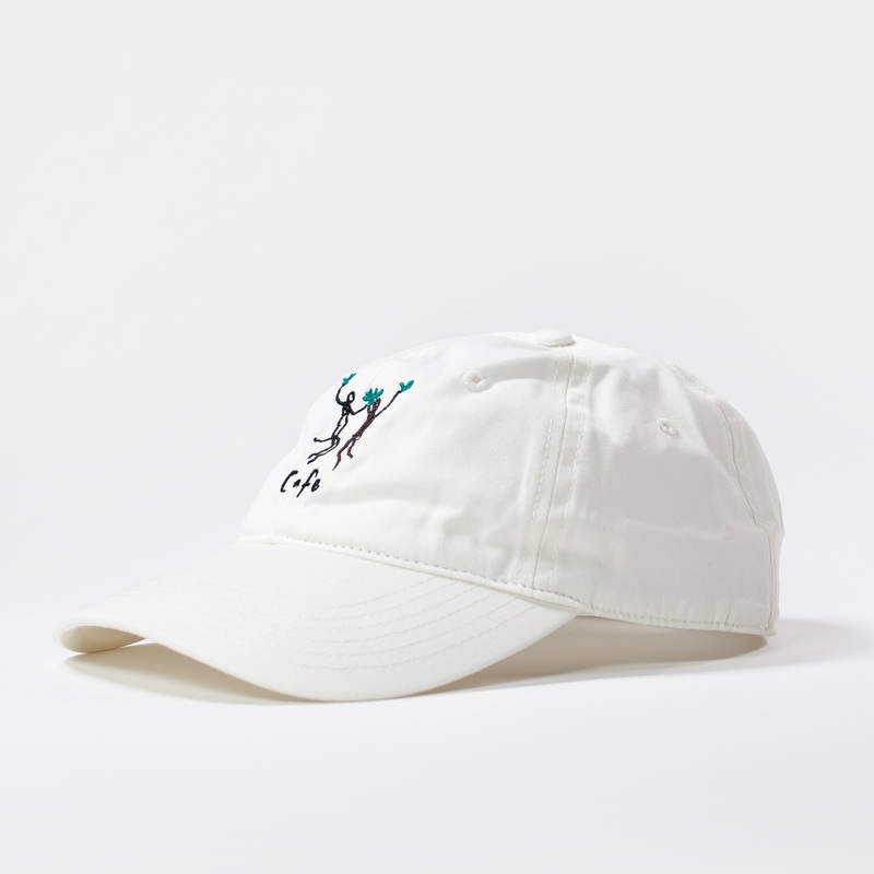 Skateboard Cafe – Unity Embroidered 6 Panel Cap – White