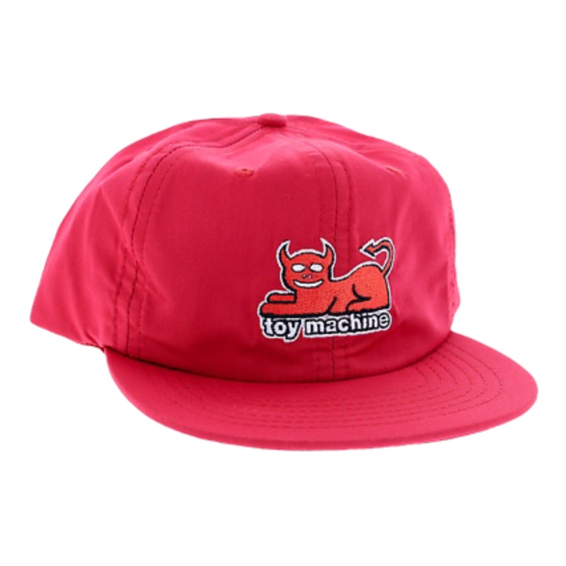 Toy Machine Devil Cat Hat Red OS
