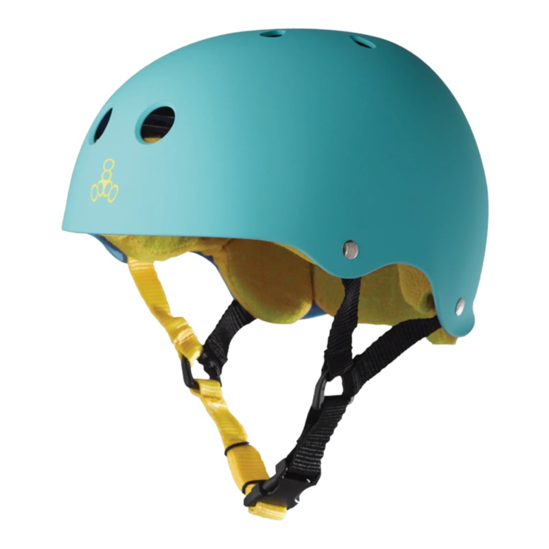 TRIPLE 8 SWEATSAVER HELMET BAJA TEAL RUBBER S