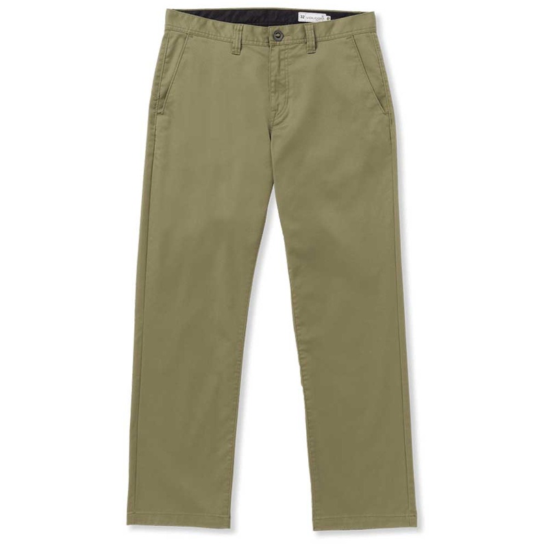 Volcom Frickin Regular Stretch Pants 28 Thyme Green