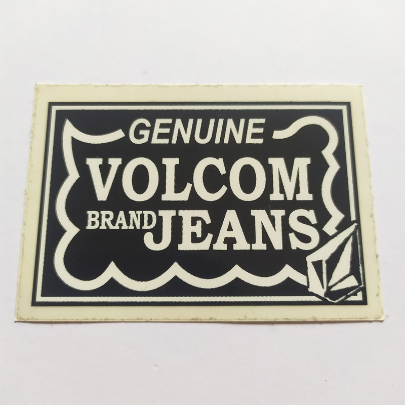 Volcom Skateboard Sticker “Genuine Volcom Brand Jeans”