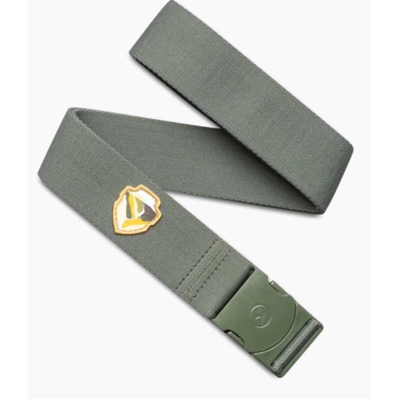 Arcade National Parks Yellowstone Standard Stretch Belt Ivy Green