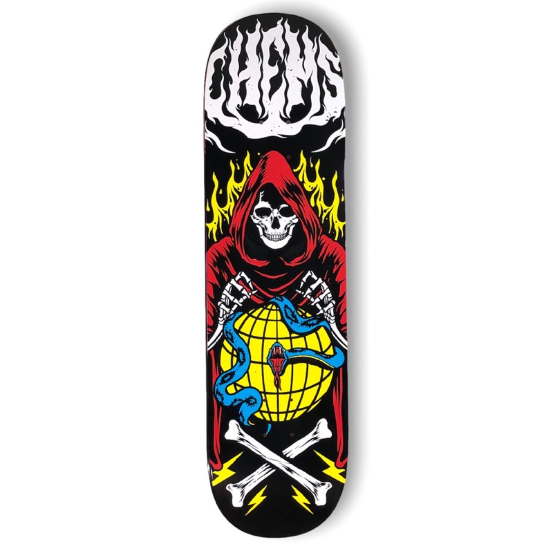 Chems Global Grim Skateboard Deck 8.5″ 8.5″ WB 14.375″