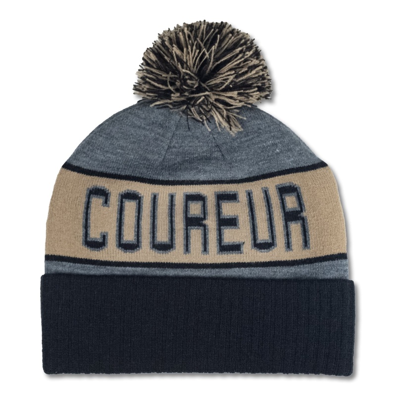 Coureur Goods PRTSMTH Pom Beanie Black/Acorn