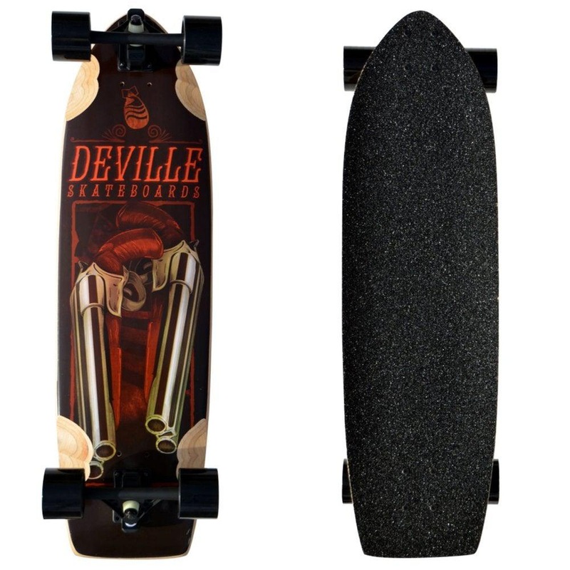 Deville Shotgun 32″ Downhill Longboard Complete