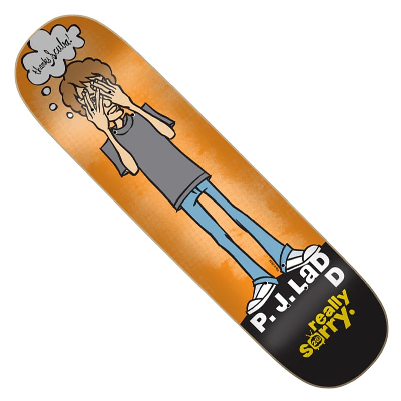 Flip PJ Ladd Really Sorry 20th Anniversary Deck Orange 8.125 x 31.59 WB:14.2