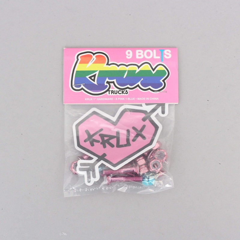 Krux 1 Phillips Krome Skateboard Bolts Pink