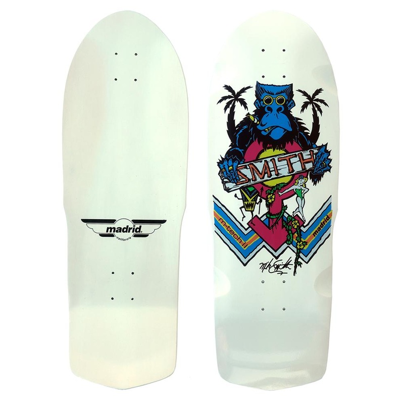 Madrid Retro Mike Smith Ape 30.75″ Cruiser Longboard Deck Only