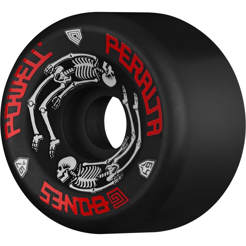 POWELL PERALTA G BONES SKATEBOARD WHEELS 64MM 97A Black