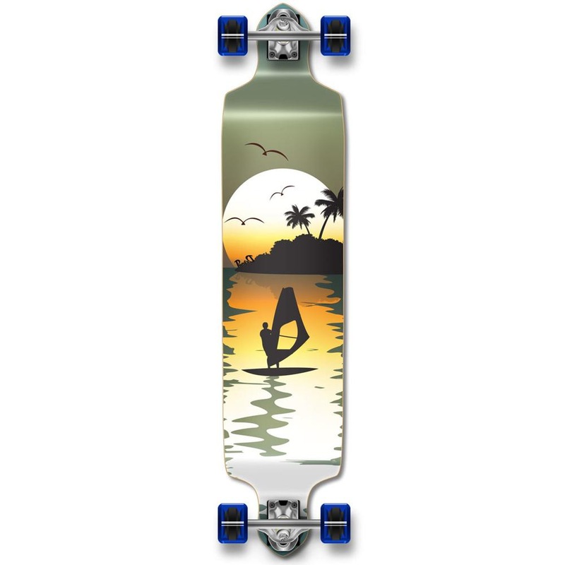 Punked Drop Down Surfer Longboard Complete Complete