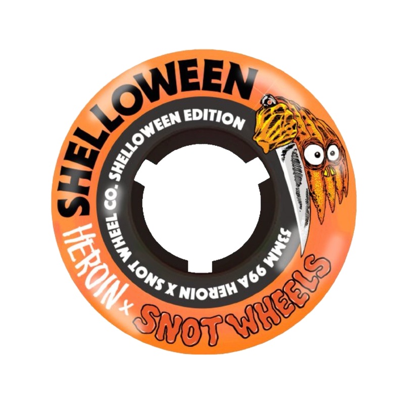 Snot Shelloween 53mm 99a Skateboard Wheels 53mm Duro 99a Classic