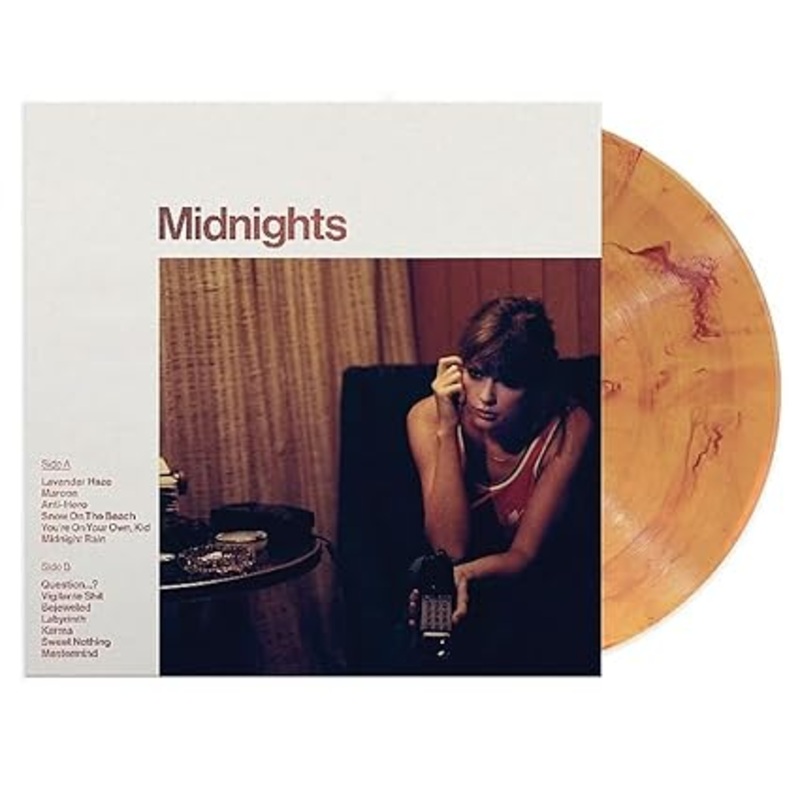 Taylor Swift  Midnights (Blood Moon Color Vinyl) LP Record