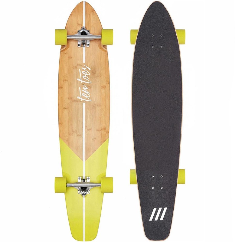 Zed Kelp 44″ Top Mount Bamboo Kicktail Longboard