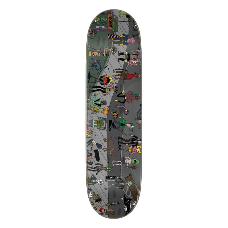 8.53in Raffin Shred Party Deux Creature Skateboard Deck No Color 8.53in x 32.19in