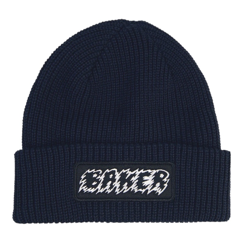 Baker Jagged Cuff Beanie Navy OS Navy