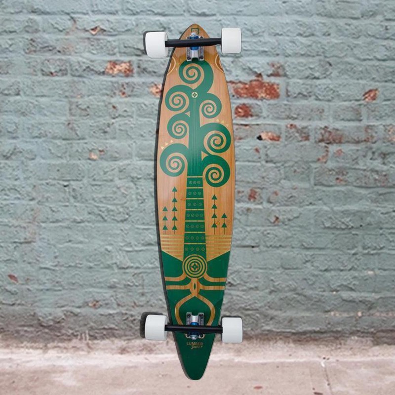 Bamboo Pintail Wacah Chan 44″ Longboard
