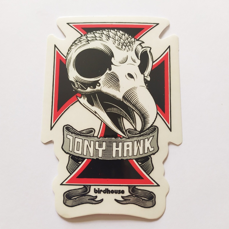 Birdhouse Skateboards Tony Hawk “Skull 2” Skateboard Sticker