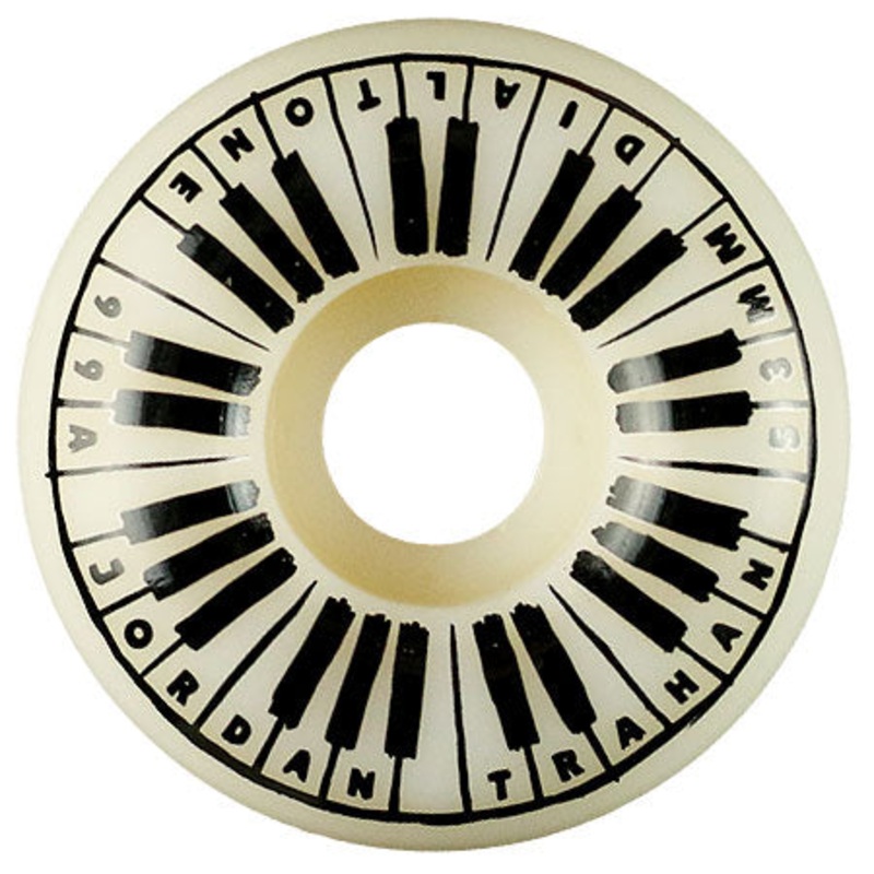 Dial Tone Jordan Trahan Piano Man Round Cut 99A Wheels White 53mm