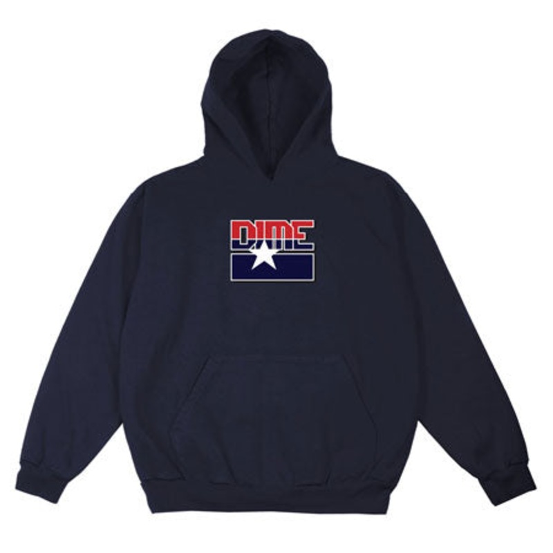 Dime All Star Hooded Sweatshirt Navy Medium