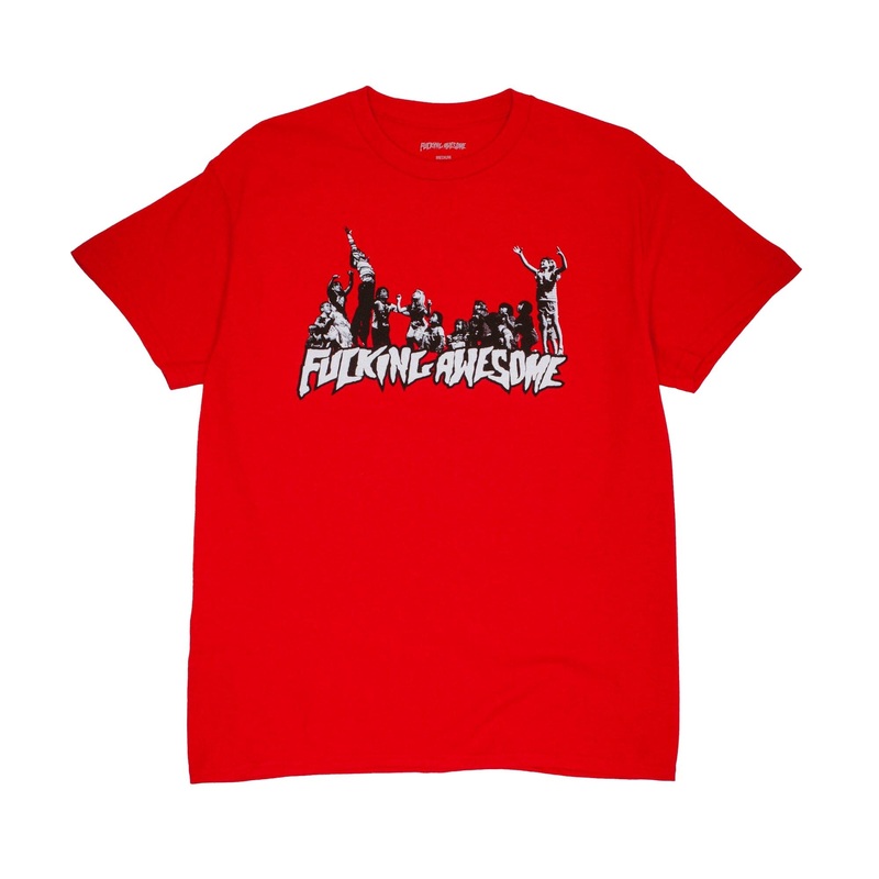 Fucking Awesome Hug the Earth Tee Red M