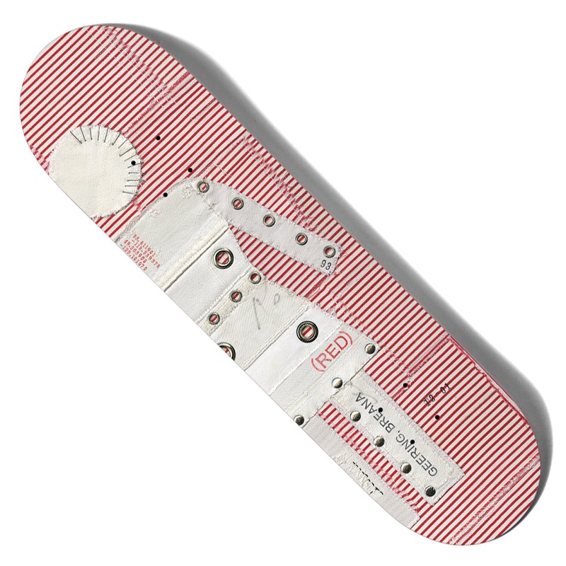 Girl Breana Geering (Red) Stripe Deck Red 8 x 31.5 WB:14