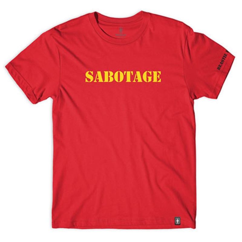 Girl Girl X Beastie Boys Sabotage T Shirt Red Extra Large