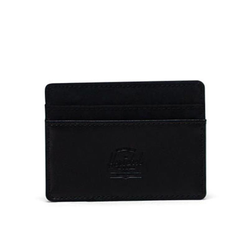 Herschel Supply Co. Charlie Vegan Leather Wallet Black One size fits all