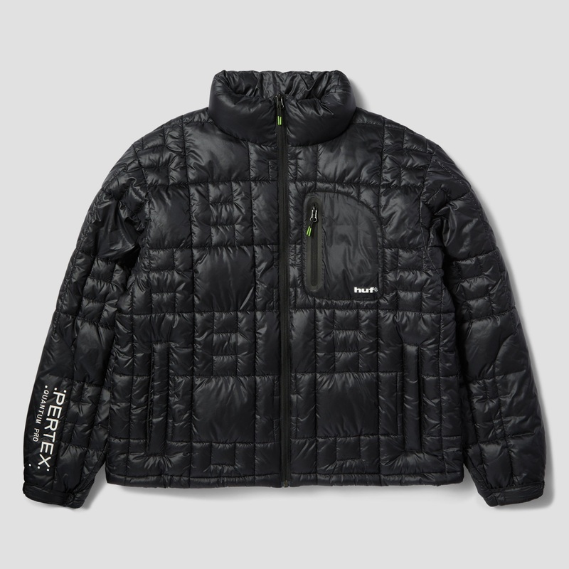 HUF Pertex Puffer Jacket Black Small