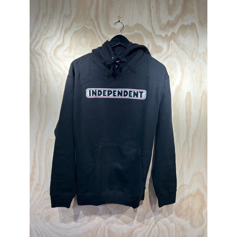 Independent Bar Logo Hooded Heavyweight Sweatshirt Black S