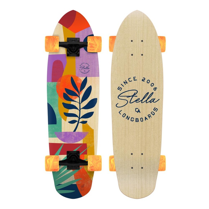 Stella Beer Runner Abstract Bonsai 29″ Cruiser Longboard Complete