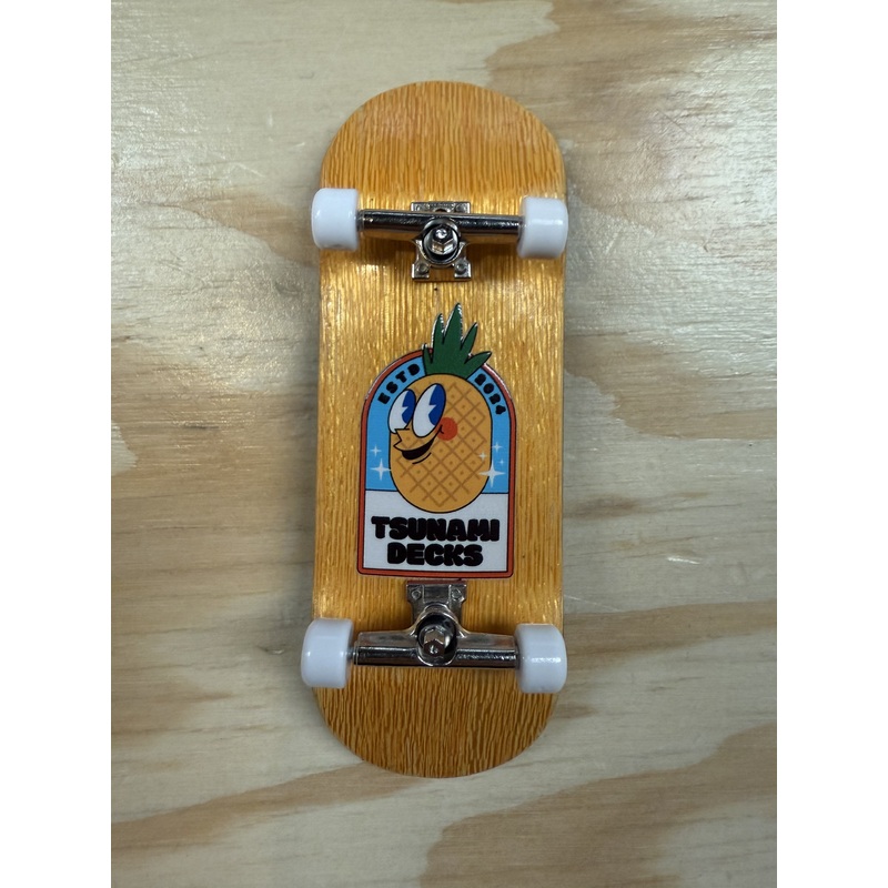 Tsunami Finger Board Complete – Yellow / White Wheels