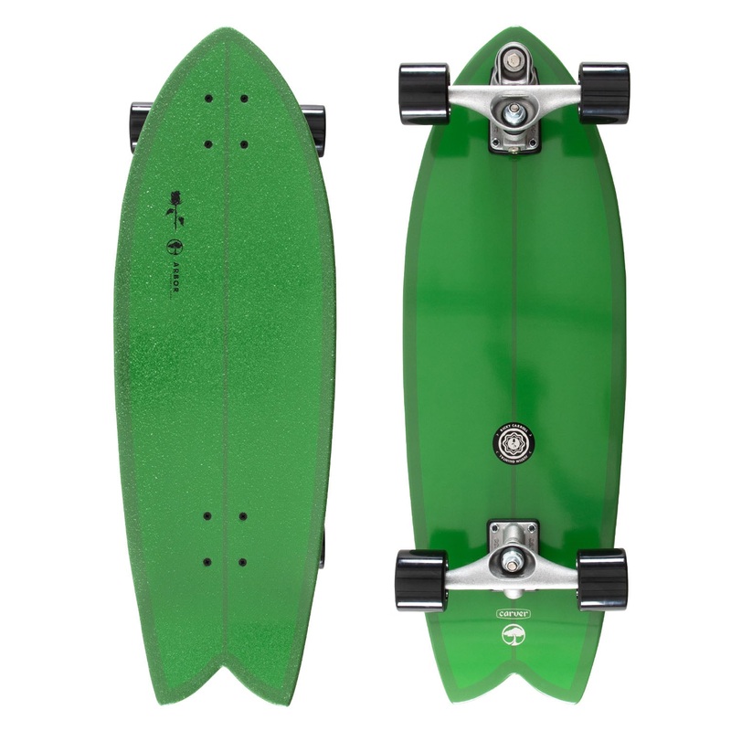 Arbor X Carver Black Rose Surfskate