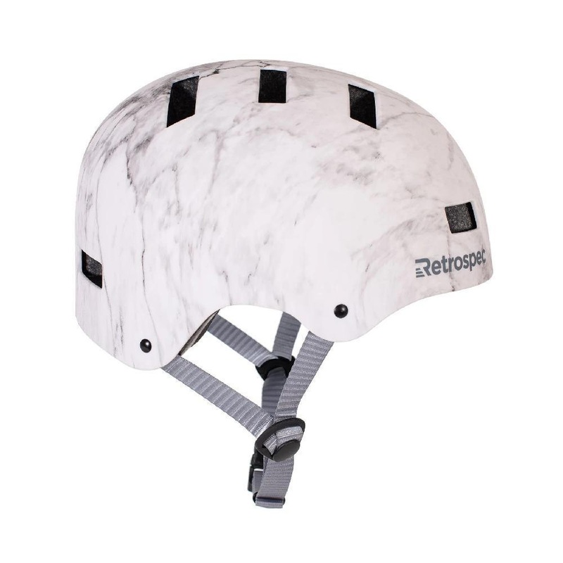CM-1 Matte Marble Commuter Skateboard Helmet Small: 20″-21.75″