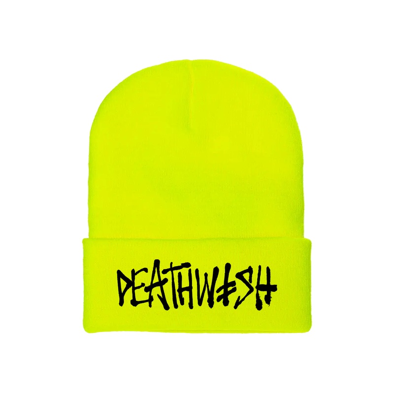 Deathwish OG DeathSpray Safety Green Beanie