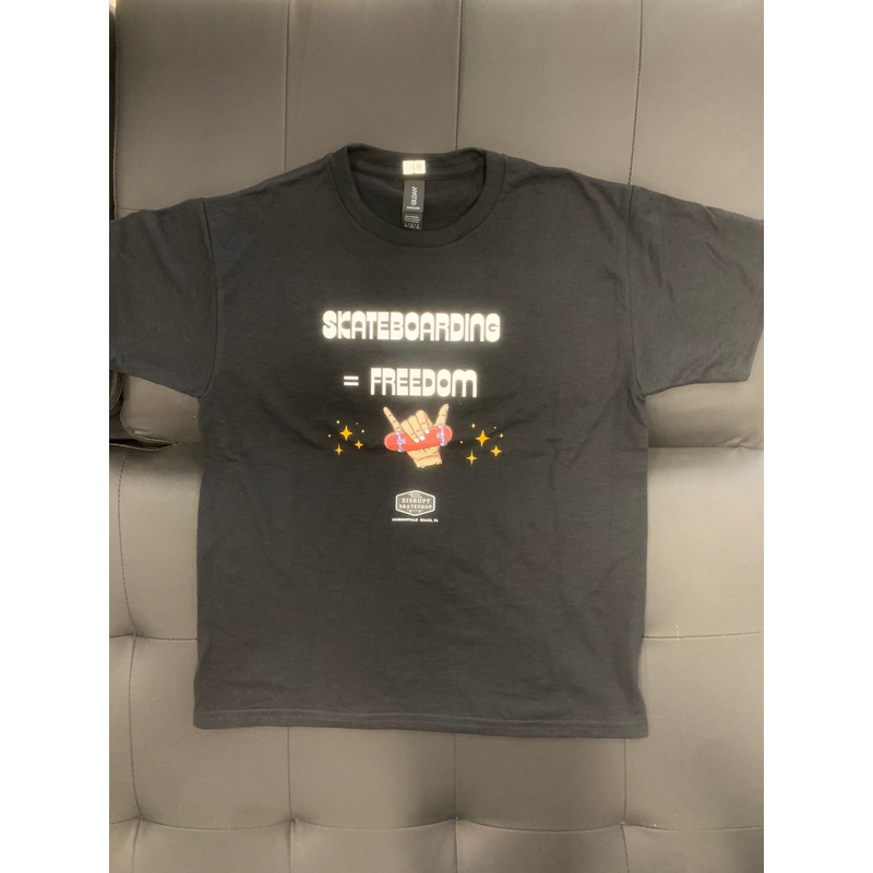 Disrupt Skateshop Skateboarding Freedom Kids – Black XS