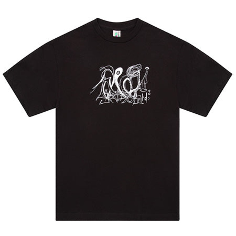 Frog Skateboards Scribble Daddy T Shirt Black Medium