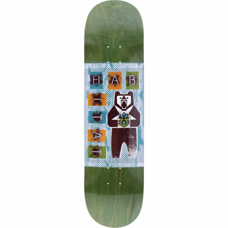 Habitat Grizzly 8.5″ Blue Skateboard Deck