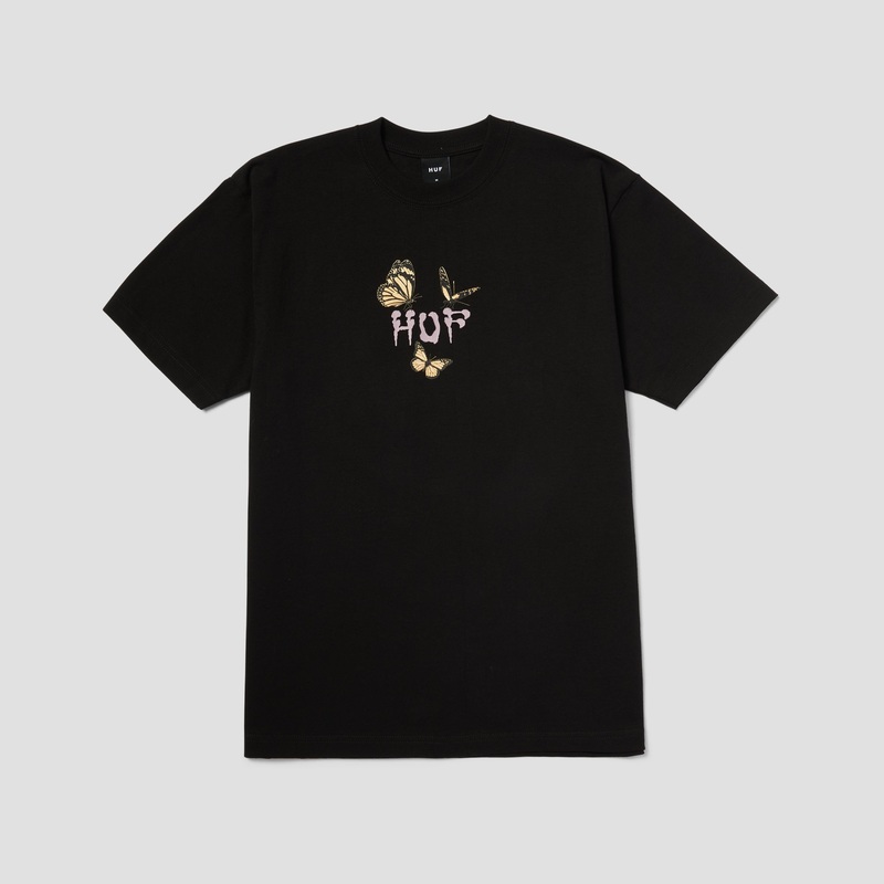 Huf Fly Trap T-Shirt Black Small