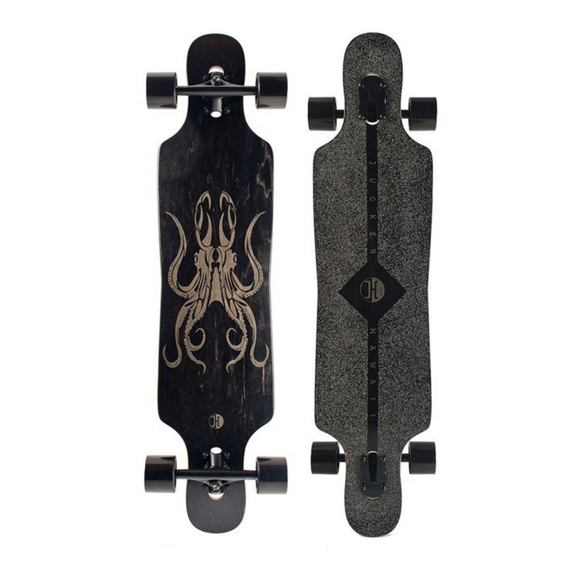 Jucker Hawaii HeE (The Octopus) 40″ Drop Through Longboard Complete
