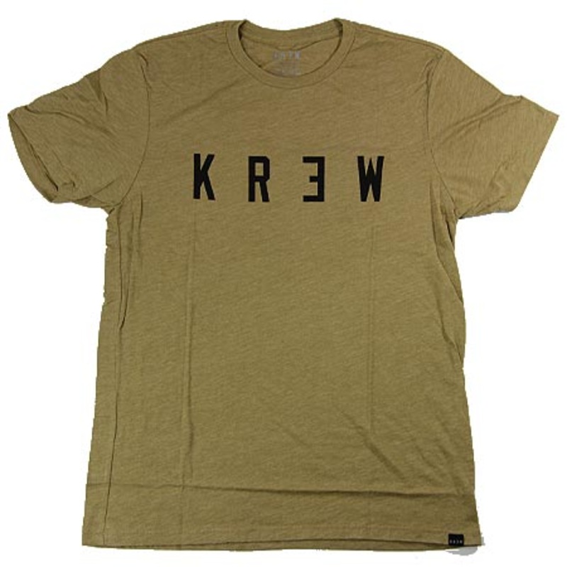 KR3W (Krew) Locker T Shirt Brass Heather Medium