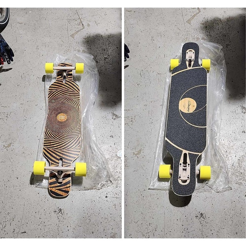 Loaded Tan Tien 39″ Drop Through Longboard – Abstract – Limited Edition – Flex-2