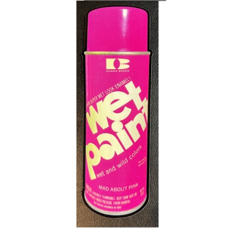 Meericle MFG “Wet Paint Mad About Pink NYC Vintage Classic” Sticker