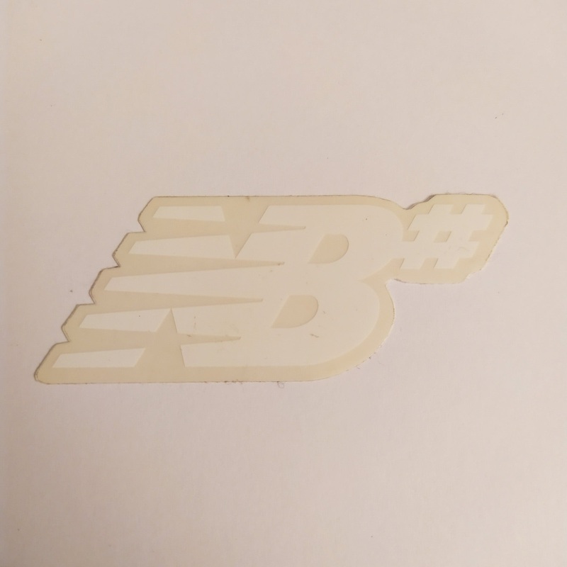 New Balance Skateboard Footwear Sticker