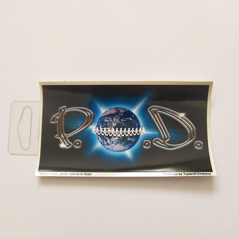 P.O.D. / Payable on Death Music Sticker