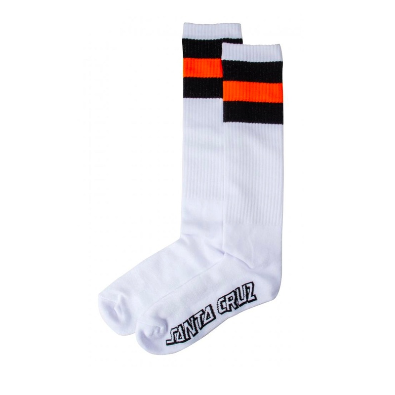 Santa Cruz Socks Bench Sock – White